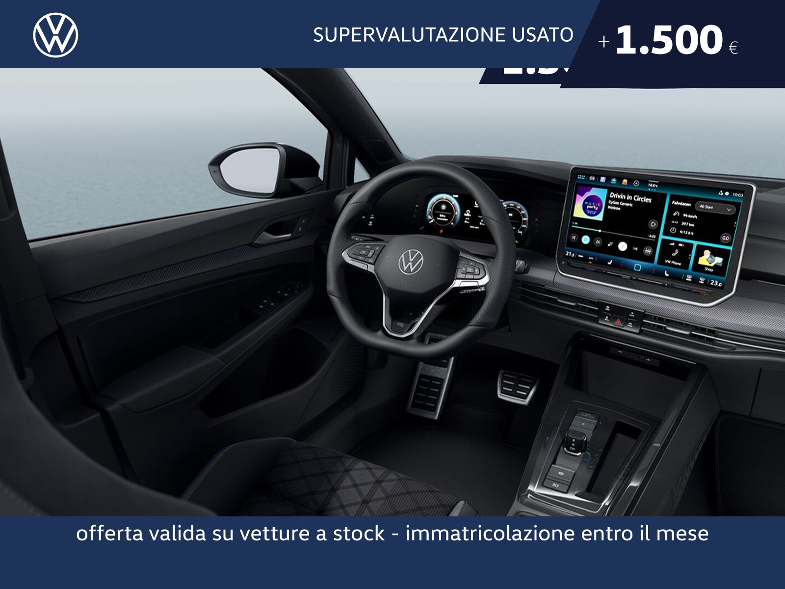 Volkswagen Golf 2.0 tdi r-line plus 150cv dsg