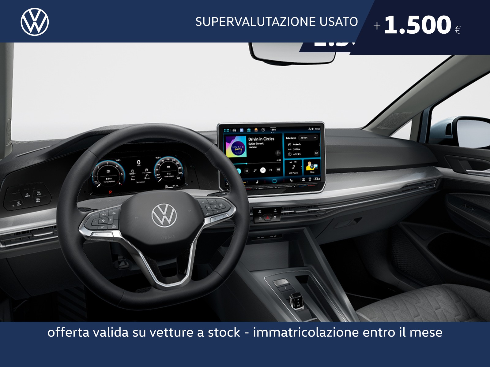 Volkswagen Golf 1.5 tsi ehybrid edition plus 204cv dsg