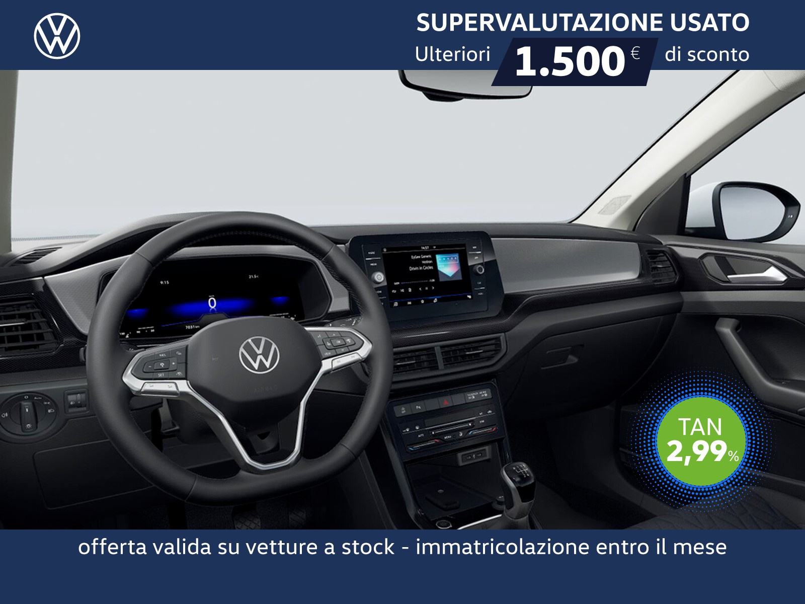 Volkswagen T-Cross 1.0 tsi edition plus 95cv