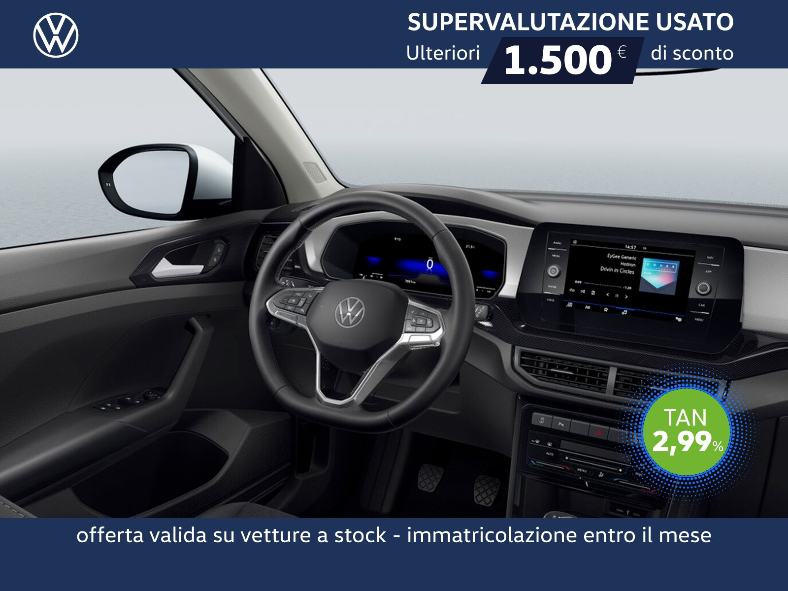 Volkswagen T-Cross 1.0 tsi edition plus 95cv