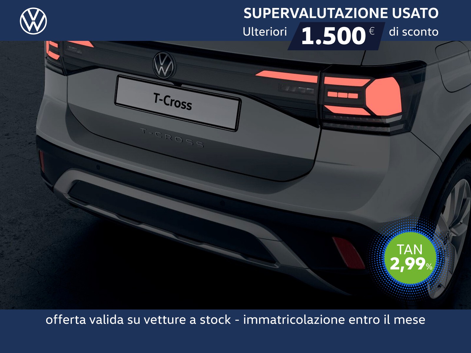 Volkswagen T-Cross 1.0 tsi edition plus 95cv