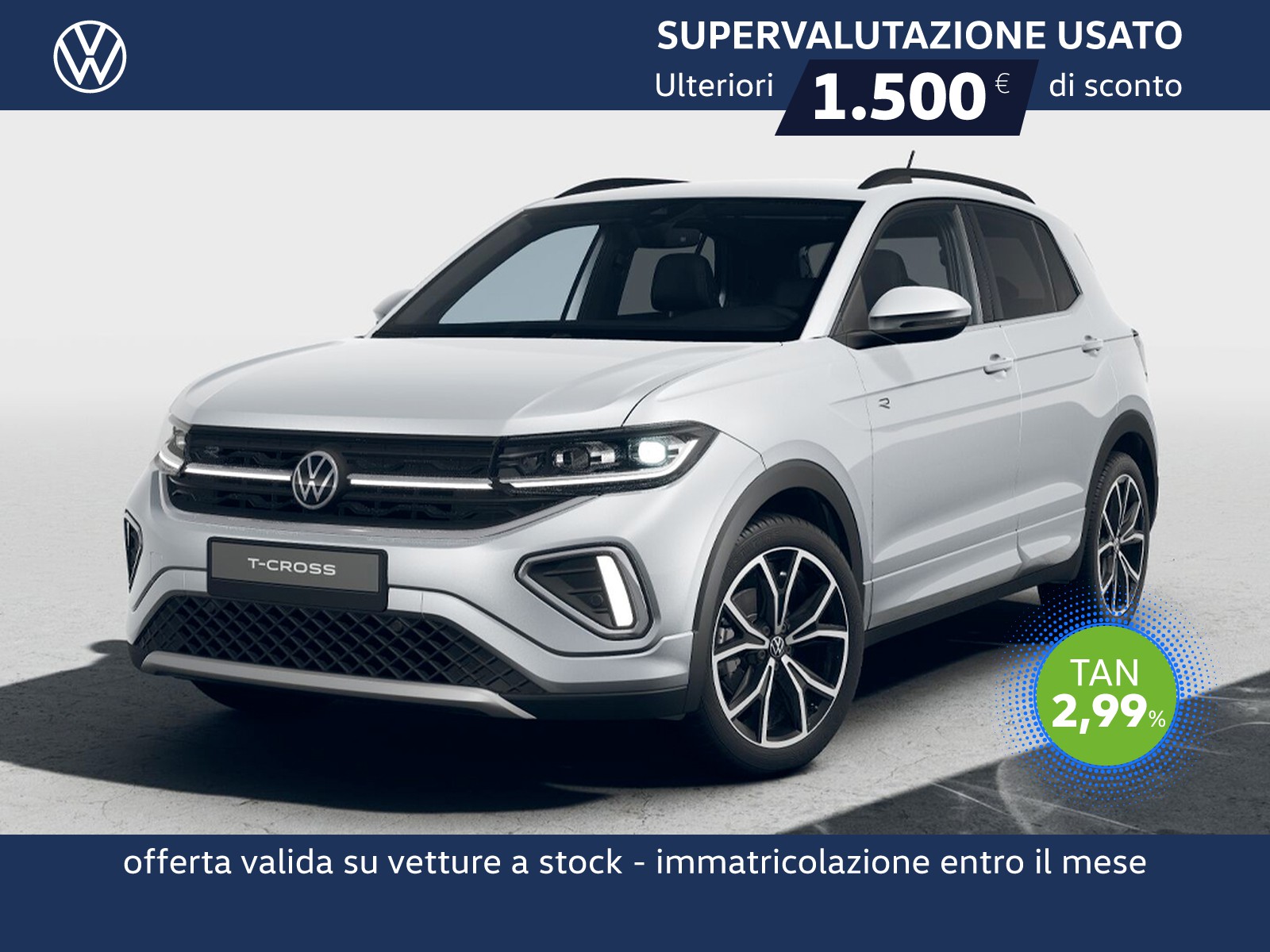 Volkswagen T-Cross 1.0 tsi r-line plus 115cv