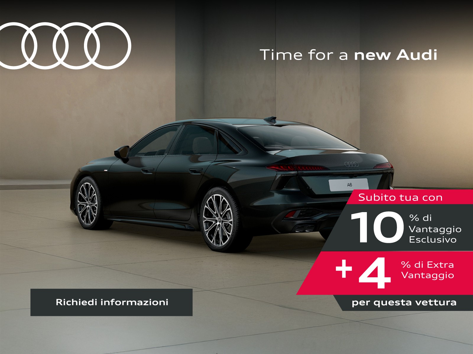 Audi A6 2.0 tdi mhev + s line edition 204cv s-tronic