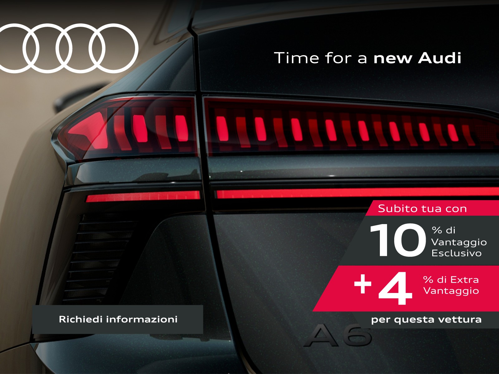 Audi A6 2.0 tdi mhev + s line edition 204cv s-tronic