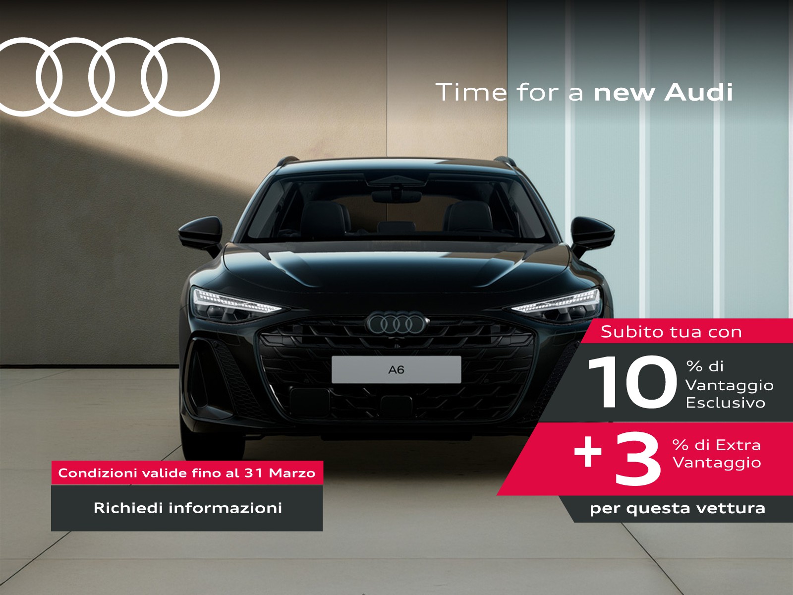 Audi A6 avant 2.0 tdi mhev + s line edition quattro 204cv s-tronic