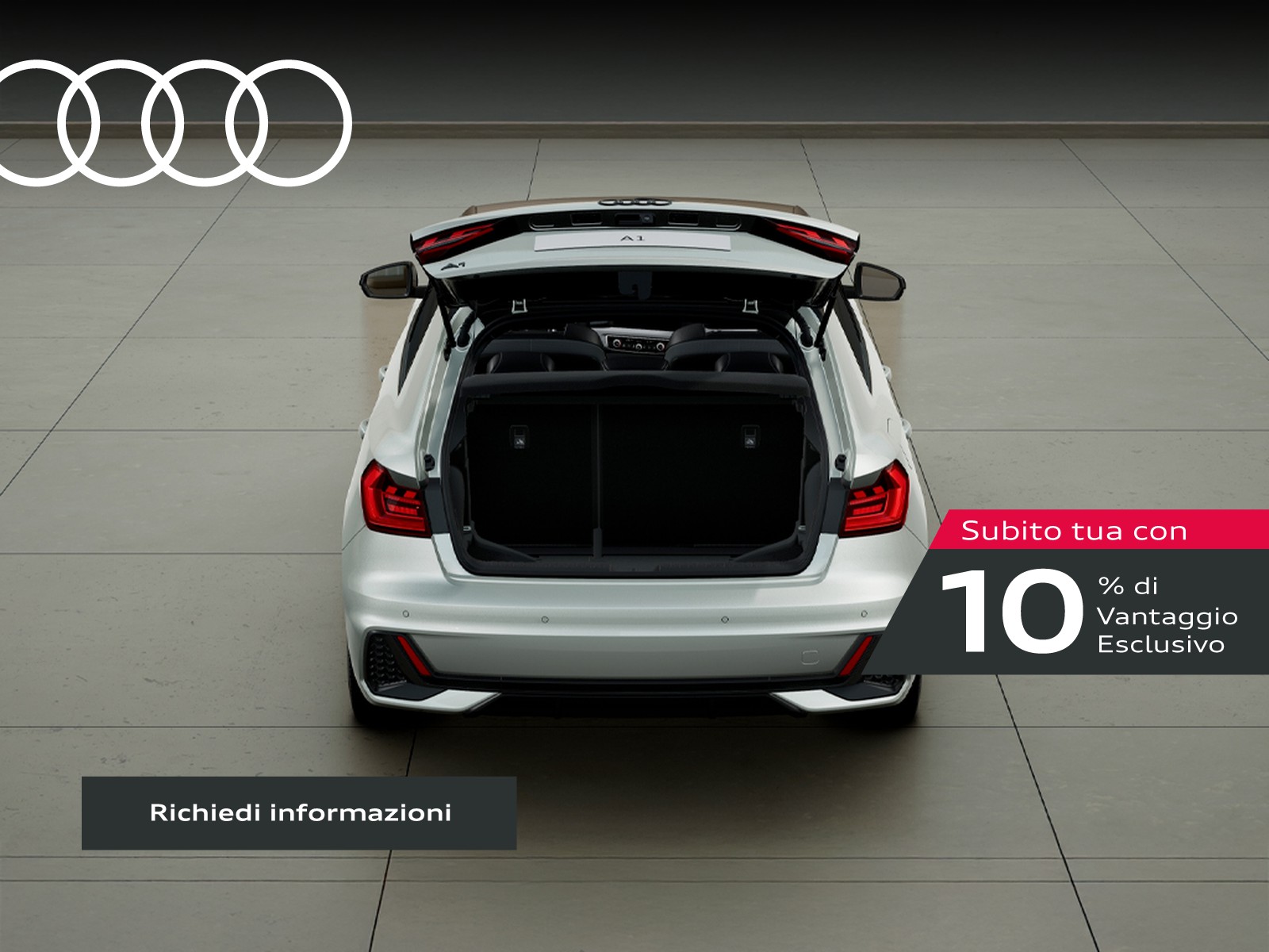 Audi A1 sportback 30 1.0 tfsi identity black 116cv s-tronic