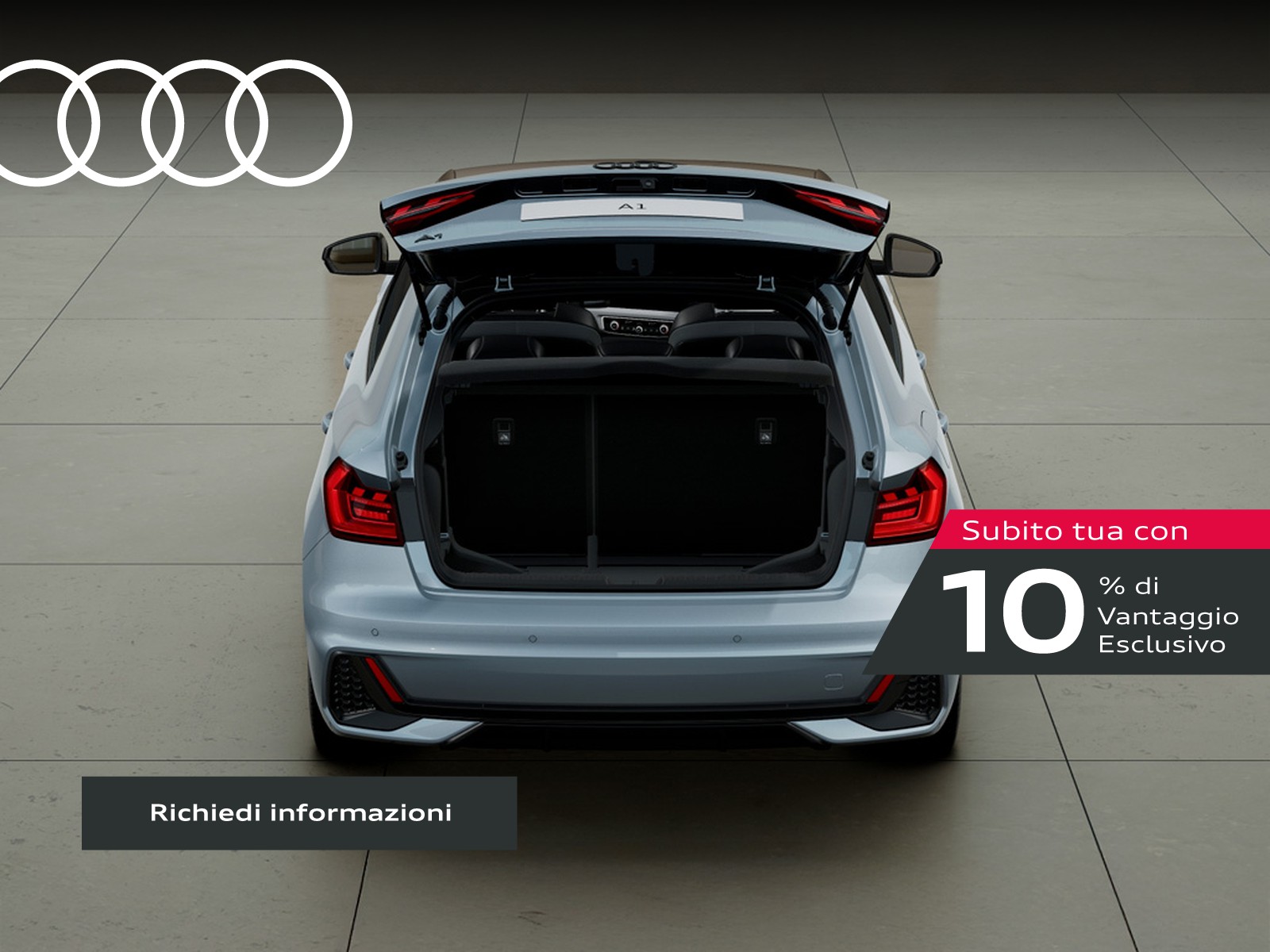 Audi A1 sportback 30 1.0 tfsi identity black 116cv s-tronic