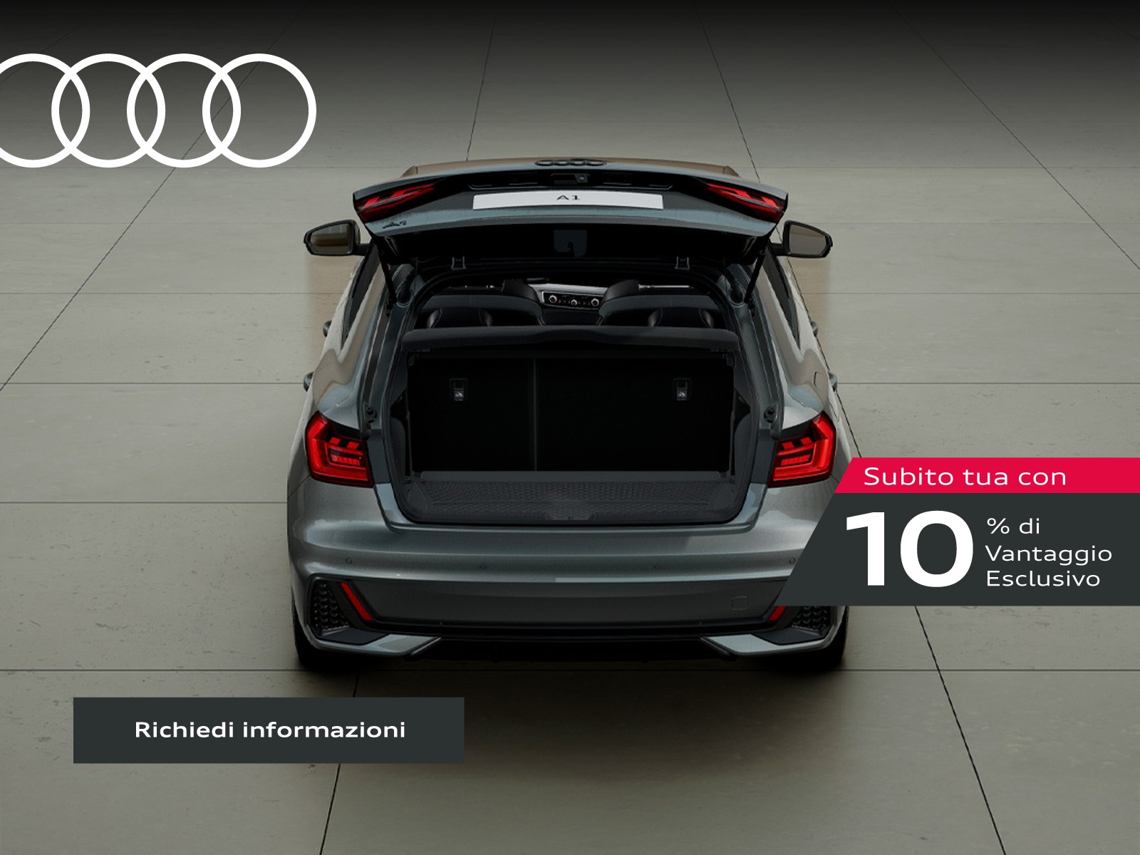 Audi A1 sportback 30 1.0 tfsi identity black 116cv s-tronic