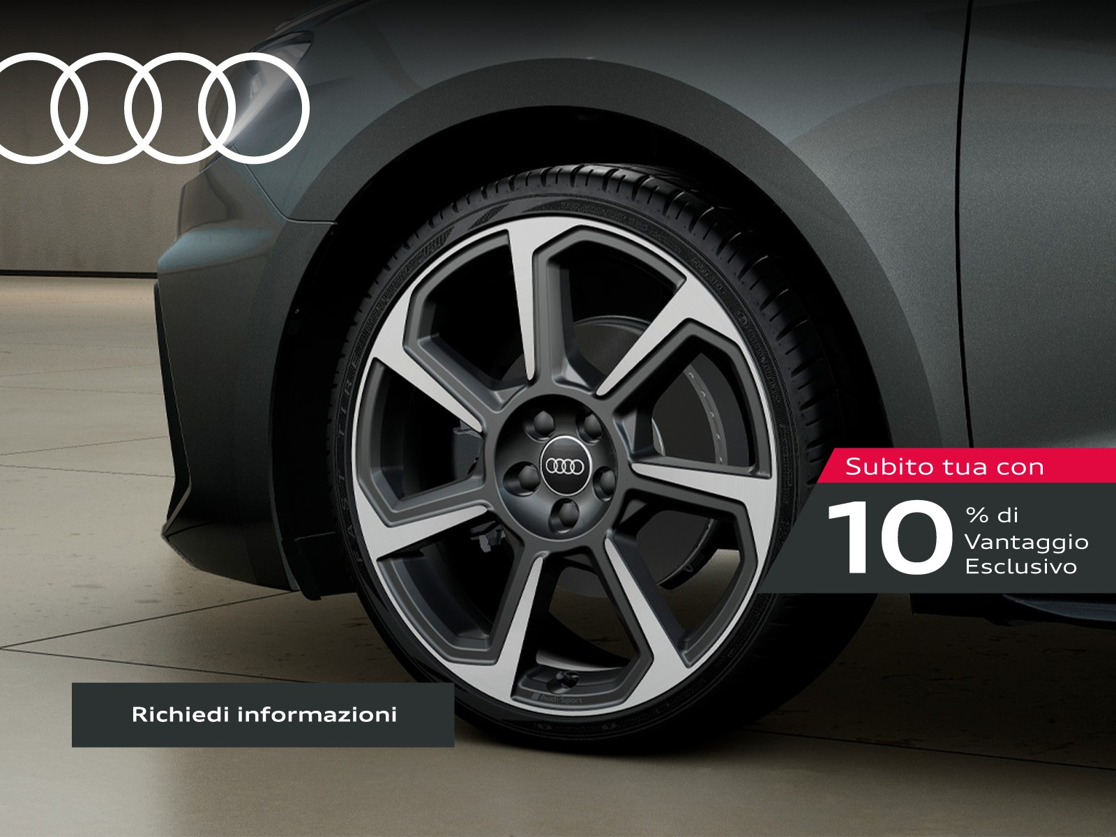 Audi A1 sportback 30 1.0 tfsi identity black 116cv s-tronic