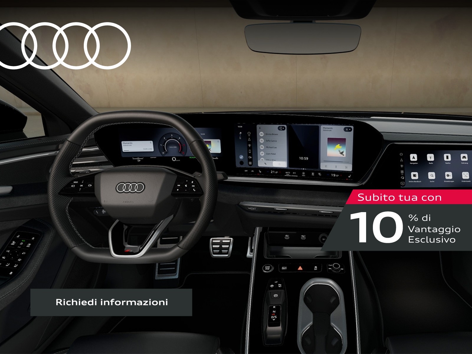 Audi A6 2.0 tdi mhev + s line edition 204cv s-tronic