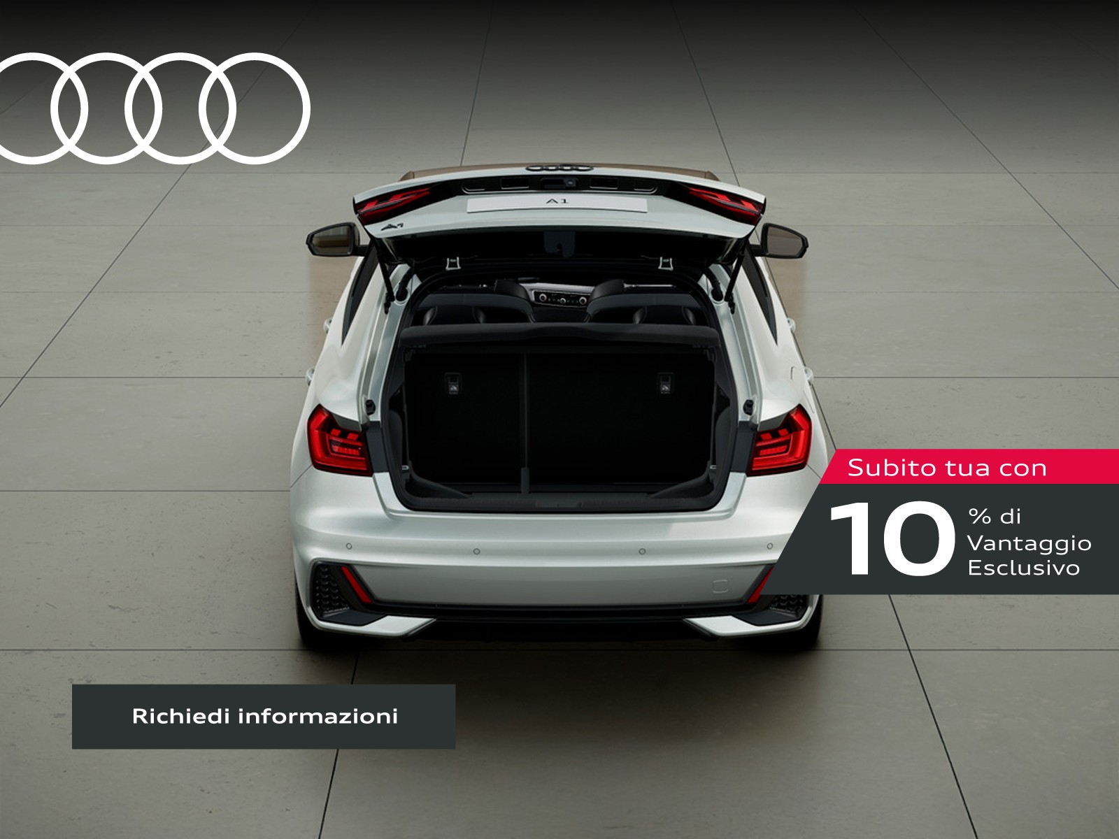 Audi A1 sportback 30 1.0 tfsi identity black 116cv s-tronic