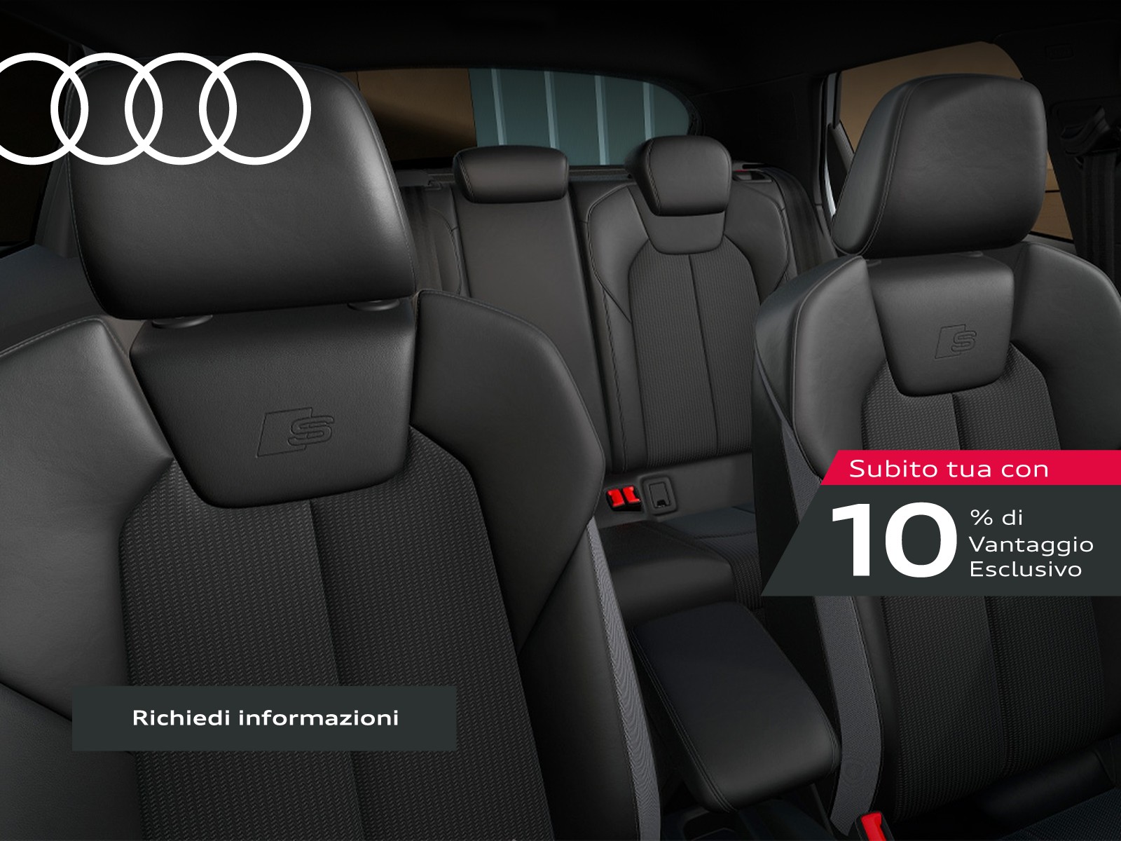 Audi A1 sportback 30 1.0 tfsi identity black 116cv s-tronic