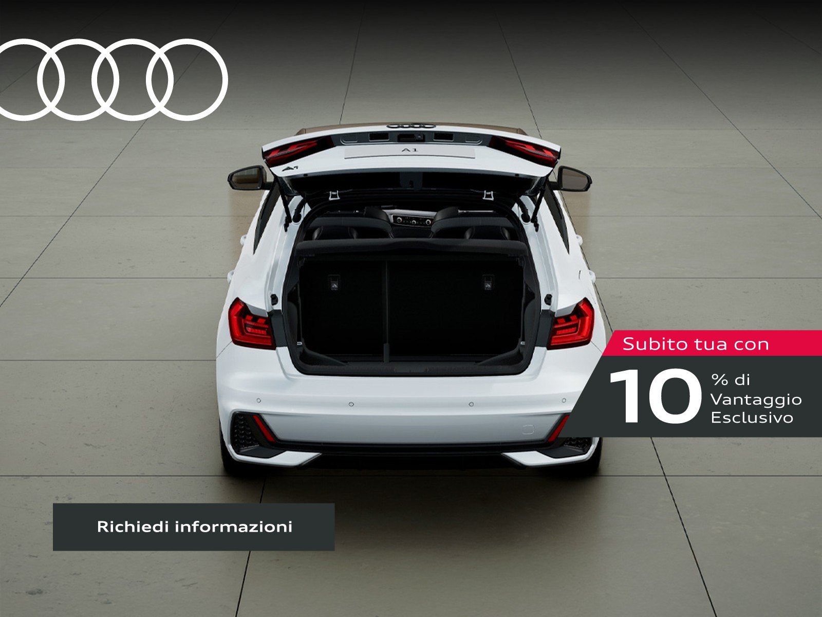 Audi A1 sportback 30 1.0 tfsi identity black 116cv s-tronic