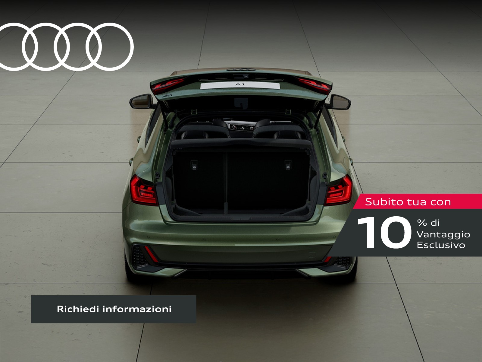 Audi A1 sportback 30 1.0 tfsi identity black 116cv s-tronic