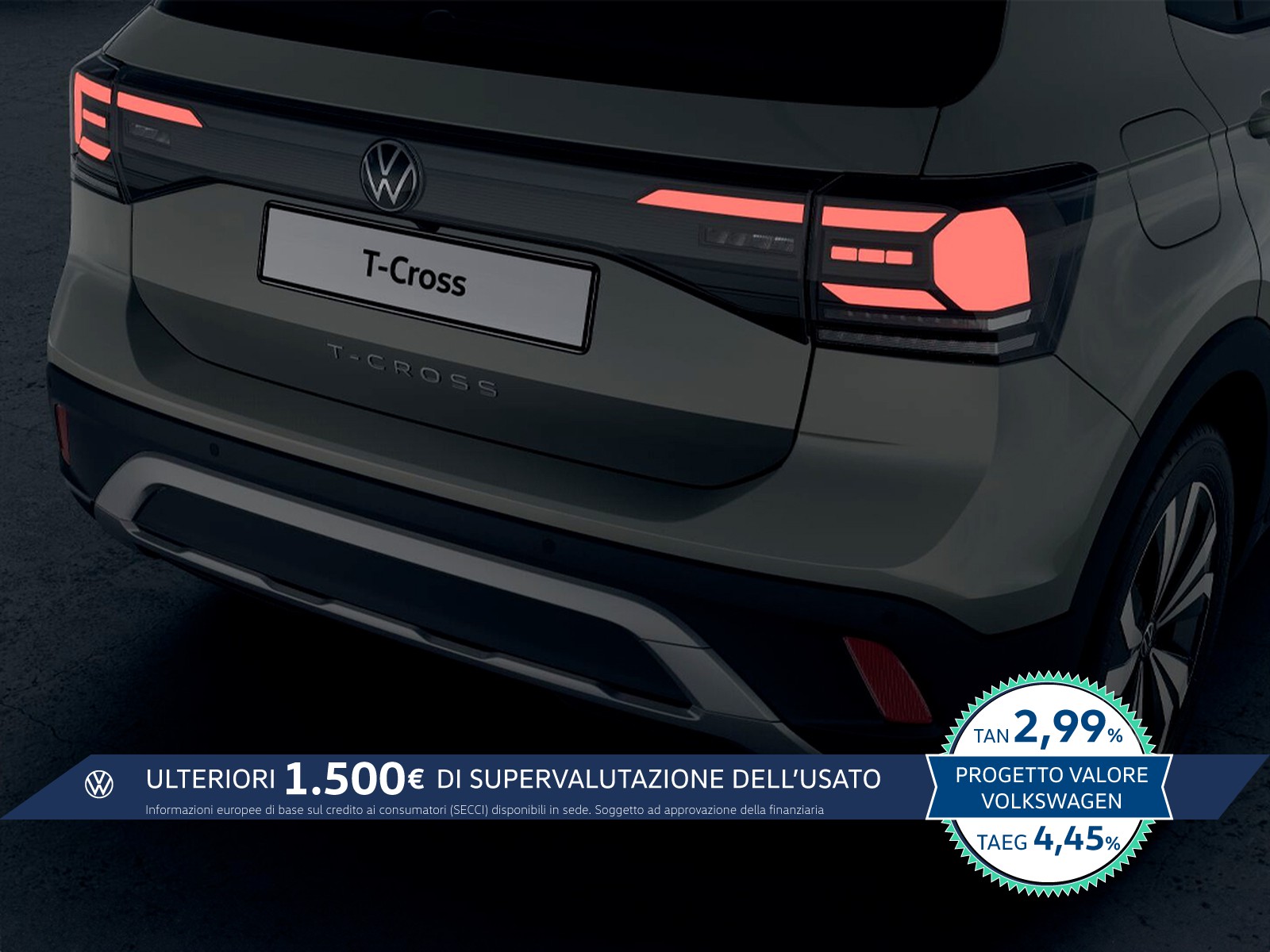 Volkswagen T-Cross 1.0 tsi edition plus 95cv