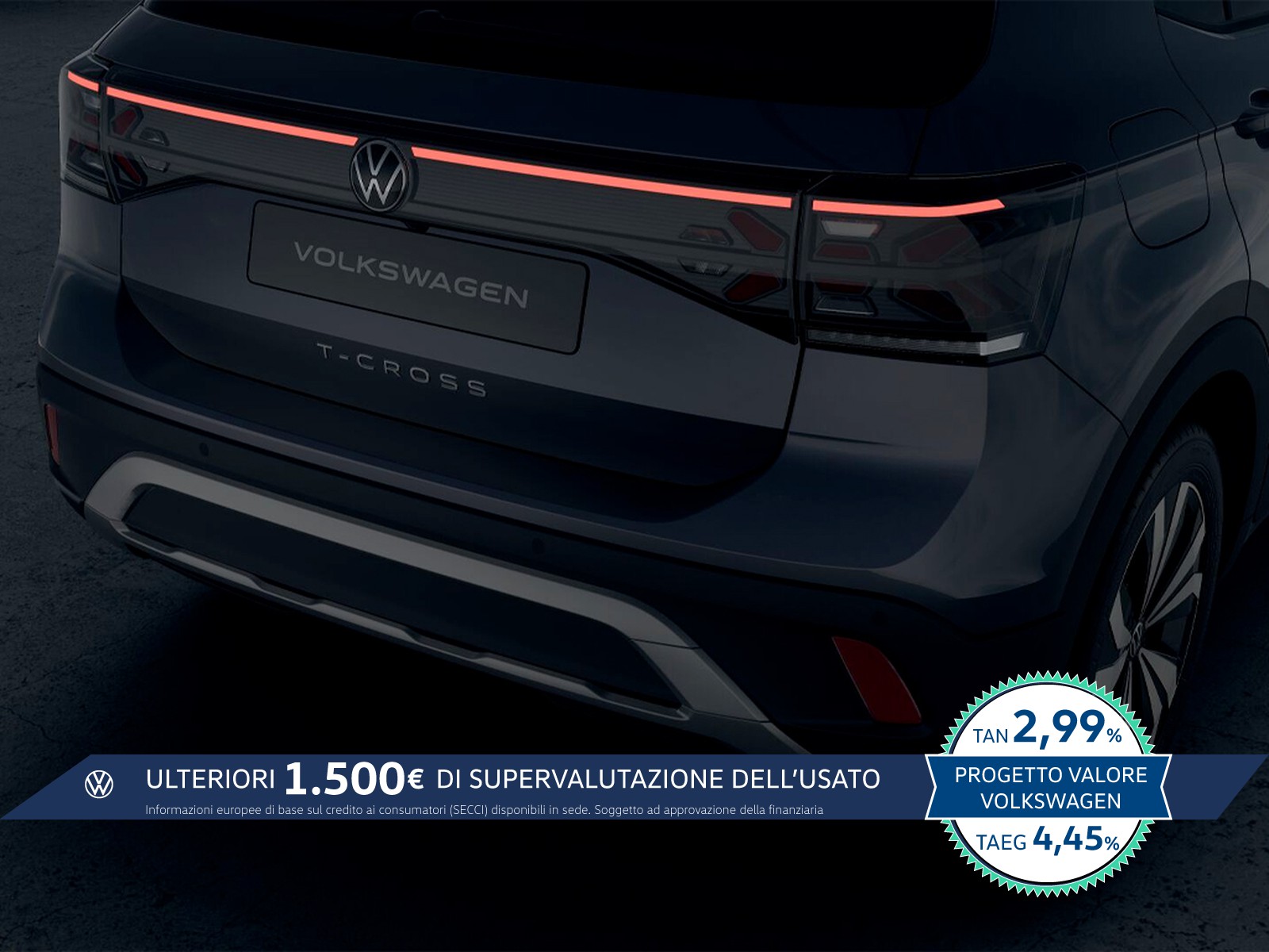 Volkswagen T-Cross 1.0 tsi edition plus 95cv