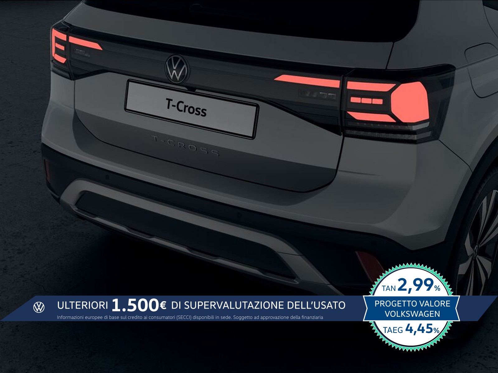 Volkswagen T-Cross 1.0 tsi edition plus 95cv