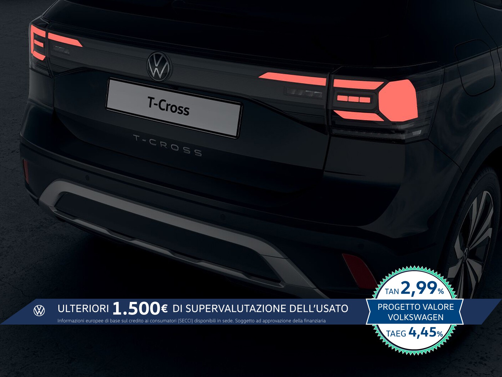 Volkswagen T-Cross 1.0 tsi edition plus 95cv