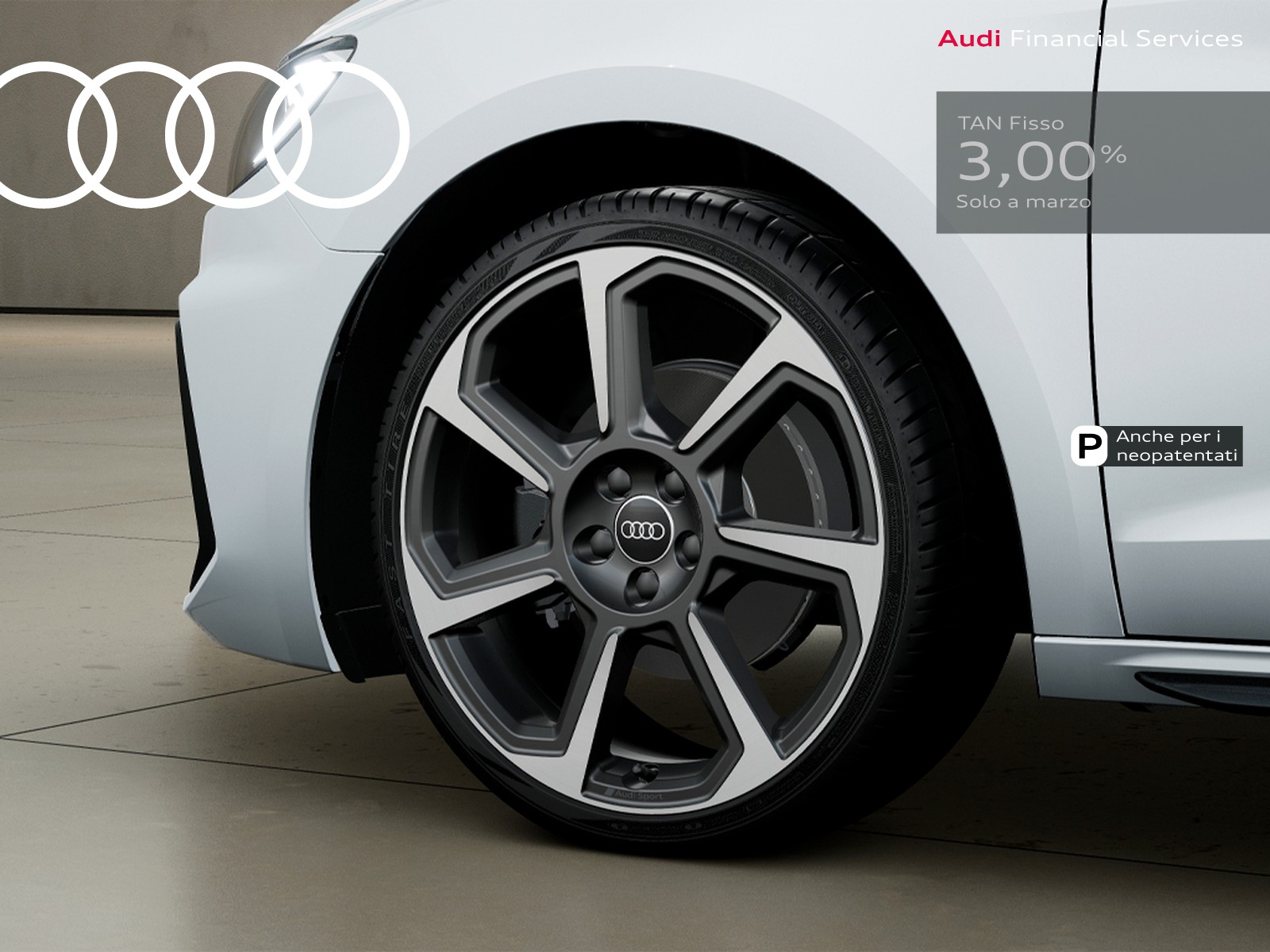 Audi A1 sportback 30 1.0 tfsi identity black 116cv s-tronic