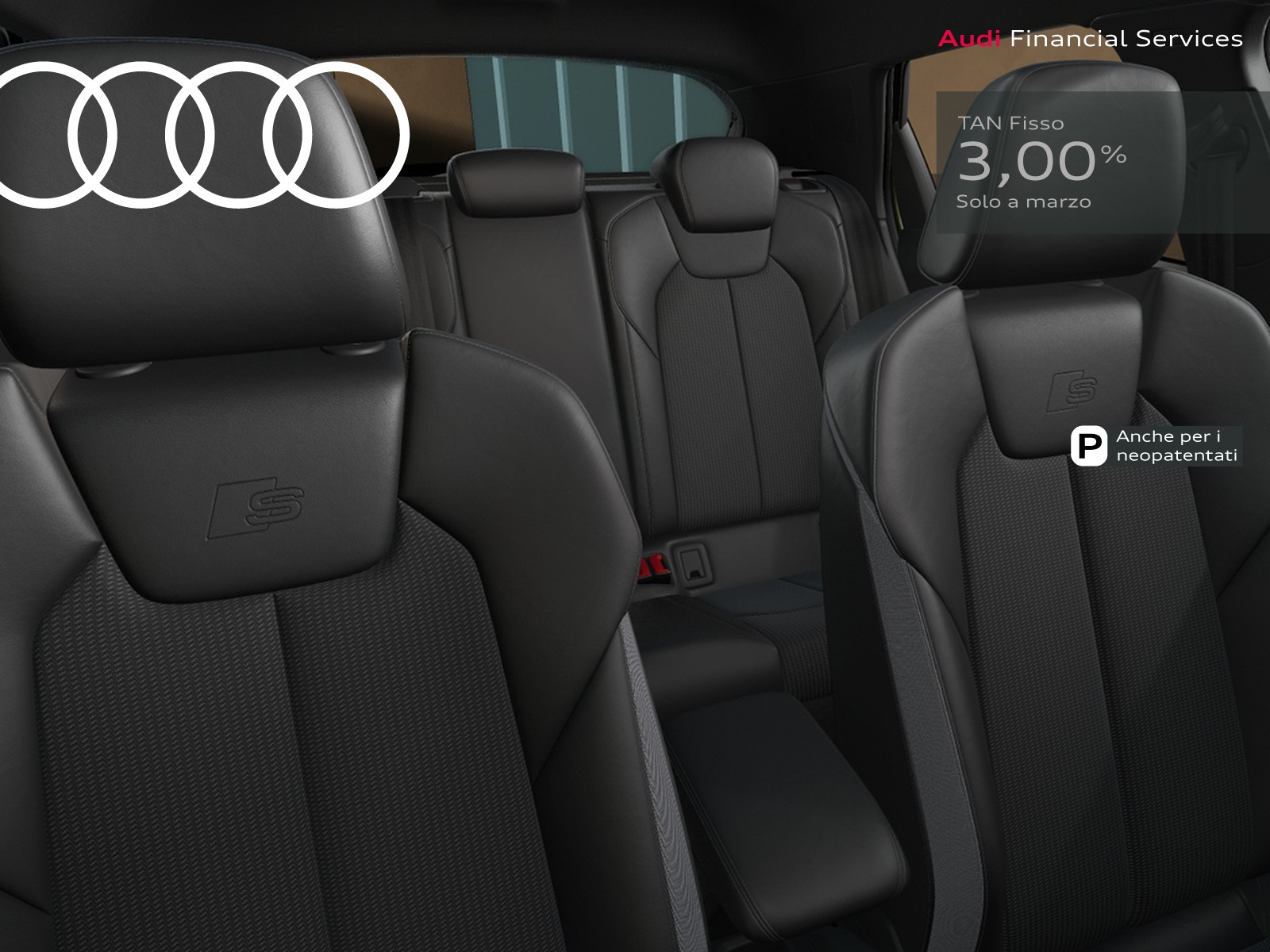 Audi A1 sportback 30 1.0 tfsi identity black 116cv s-tronic