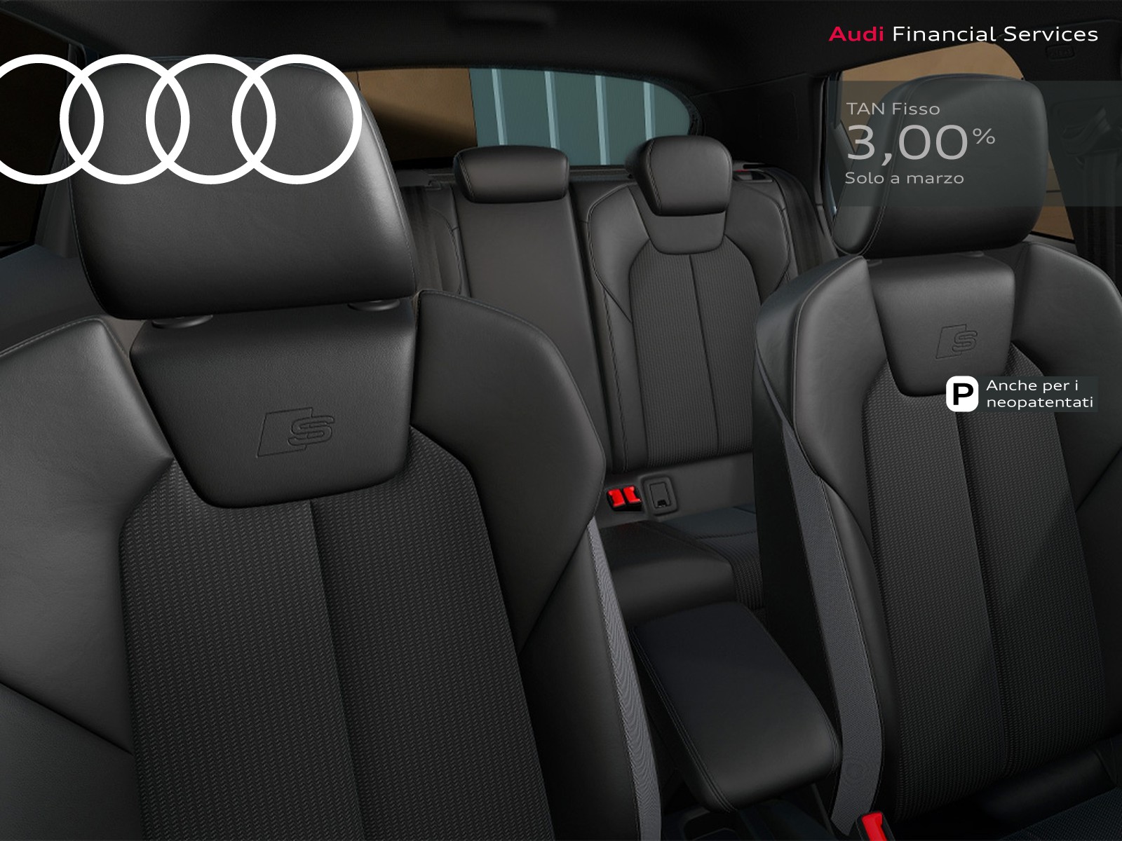 Audi A1 sportback 30 1.0 tfsi identity black 116cv s-tronic