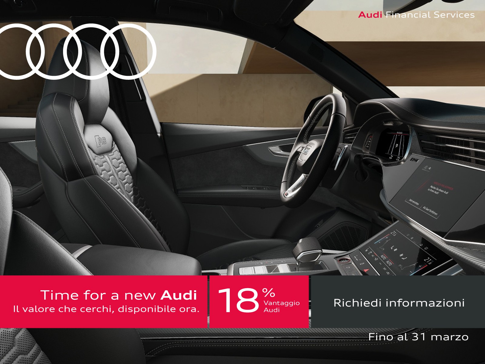 Audi RSQ8 rs 4.0 mhev 48v performance 640cv tiptronic