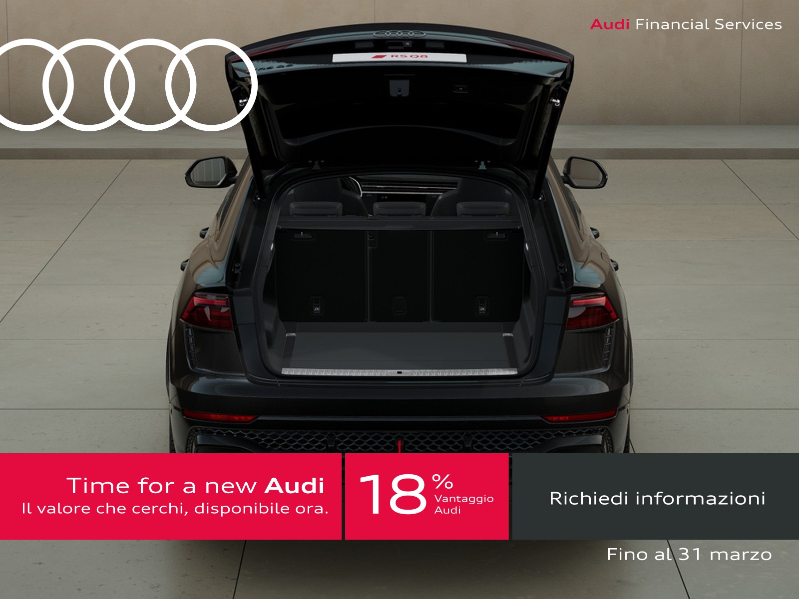 Audi RSQ8 rs 4.0 mhev 48v performance 640cv tiptronic