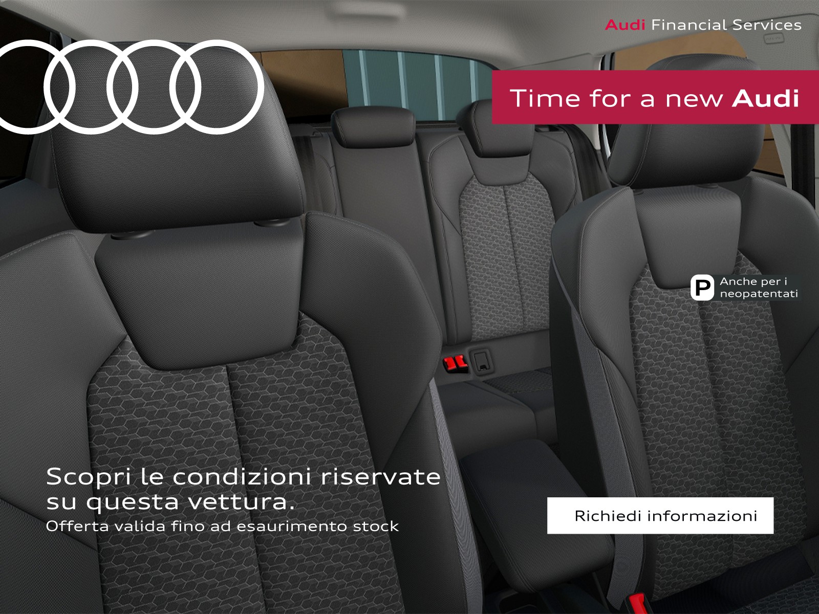 Audi A1 sportback 30 1.0 tfsi identity black 116cv s-tronic