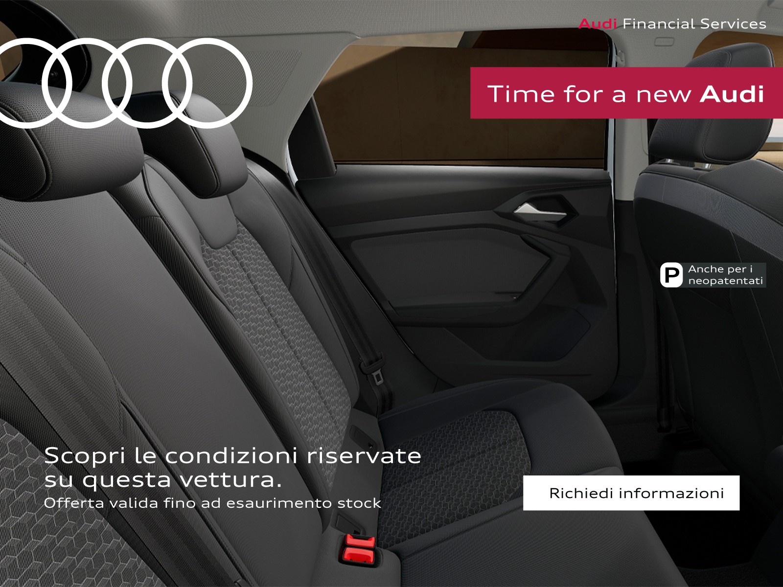 Audi A1 sportback 30 1.0 tfsi identity black 116cv s-tronic