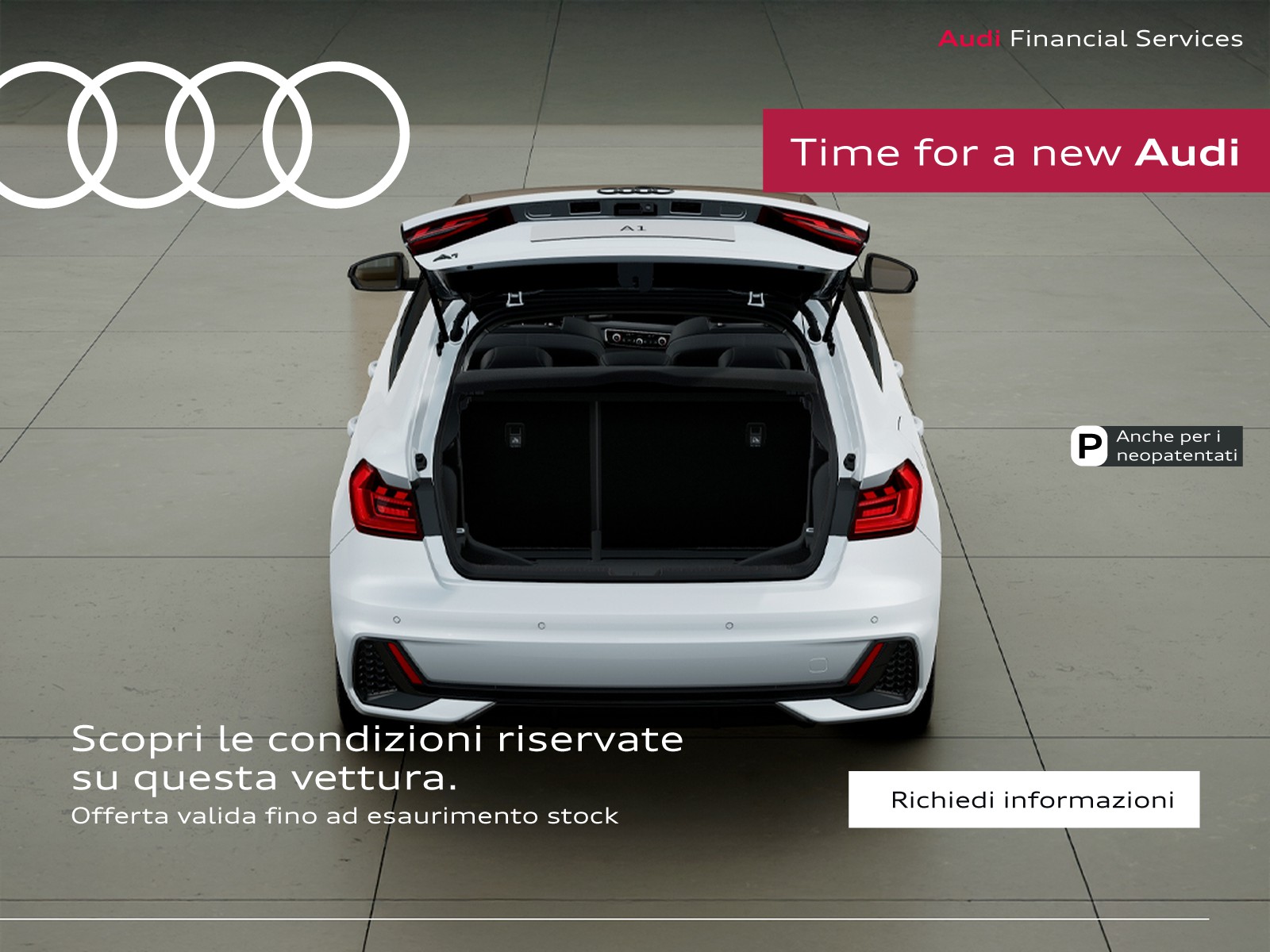 Audi A1 sportback 30 1.0 tfsi identity black 116cv s-tronic