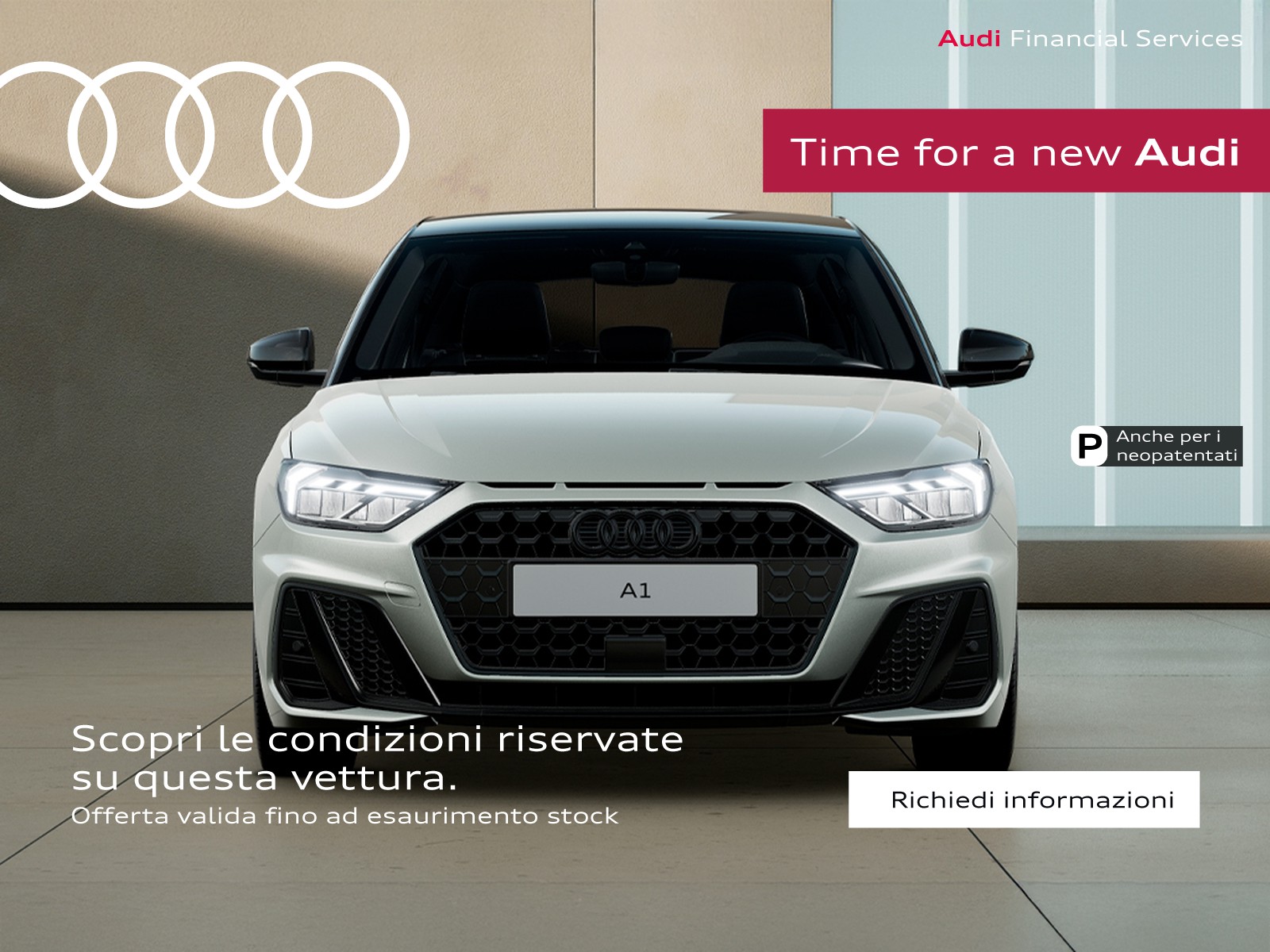 Audi A1 sportback 30 1.0 tfsi identity black 116cv s-tronic