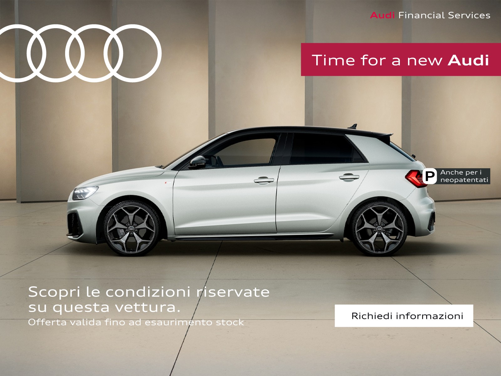 Audi A1 sportback 30 1.0 tfsi identity black 116cv s-tronic