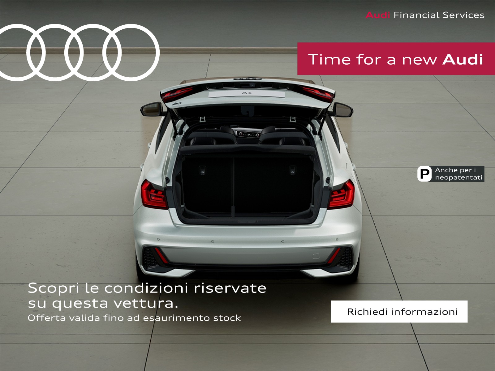 Audi A1 sportback 30 1.0 tfsi identity black 116cv s-tronic