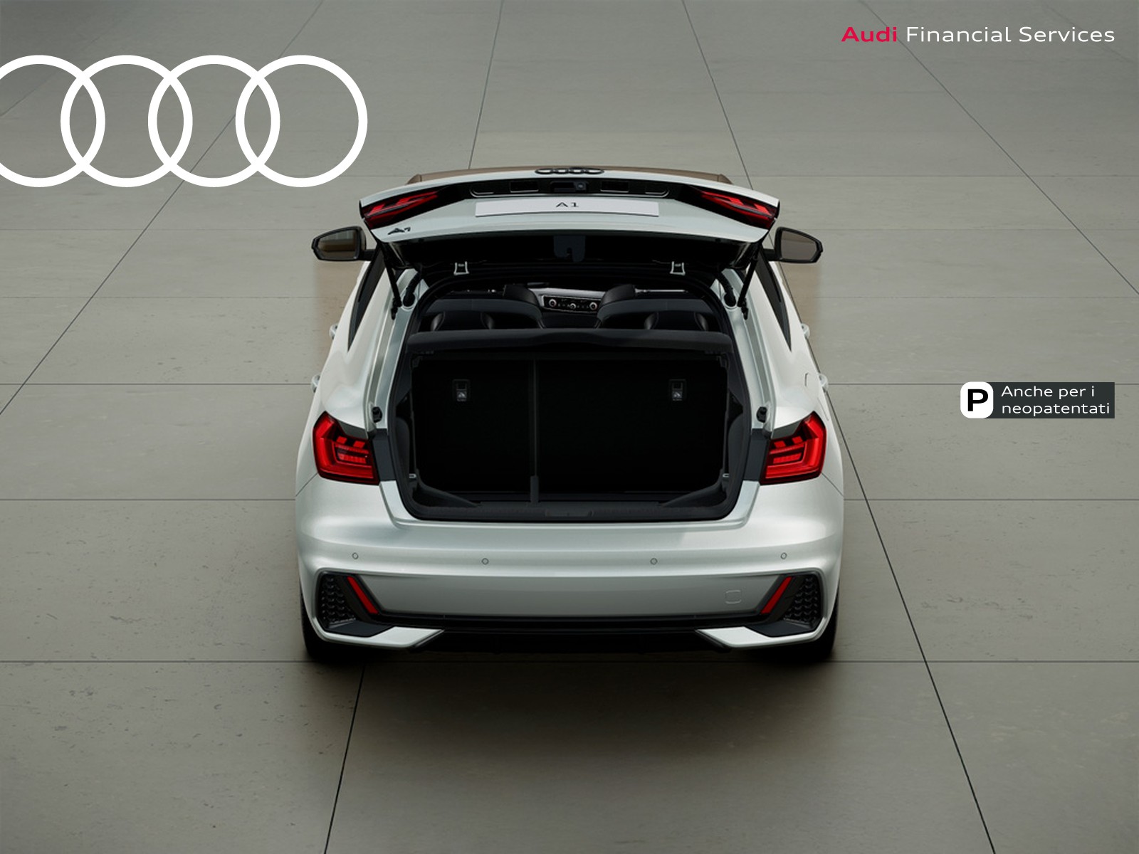 Audi A1 sportback 30 1.0 tfsi identity black 116cv s-tronic