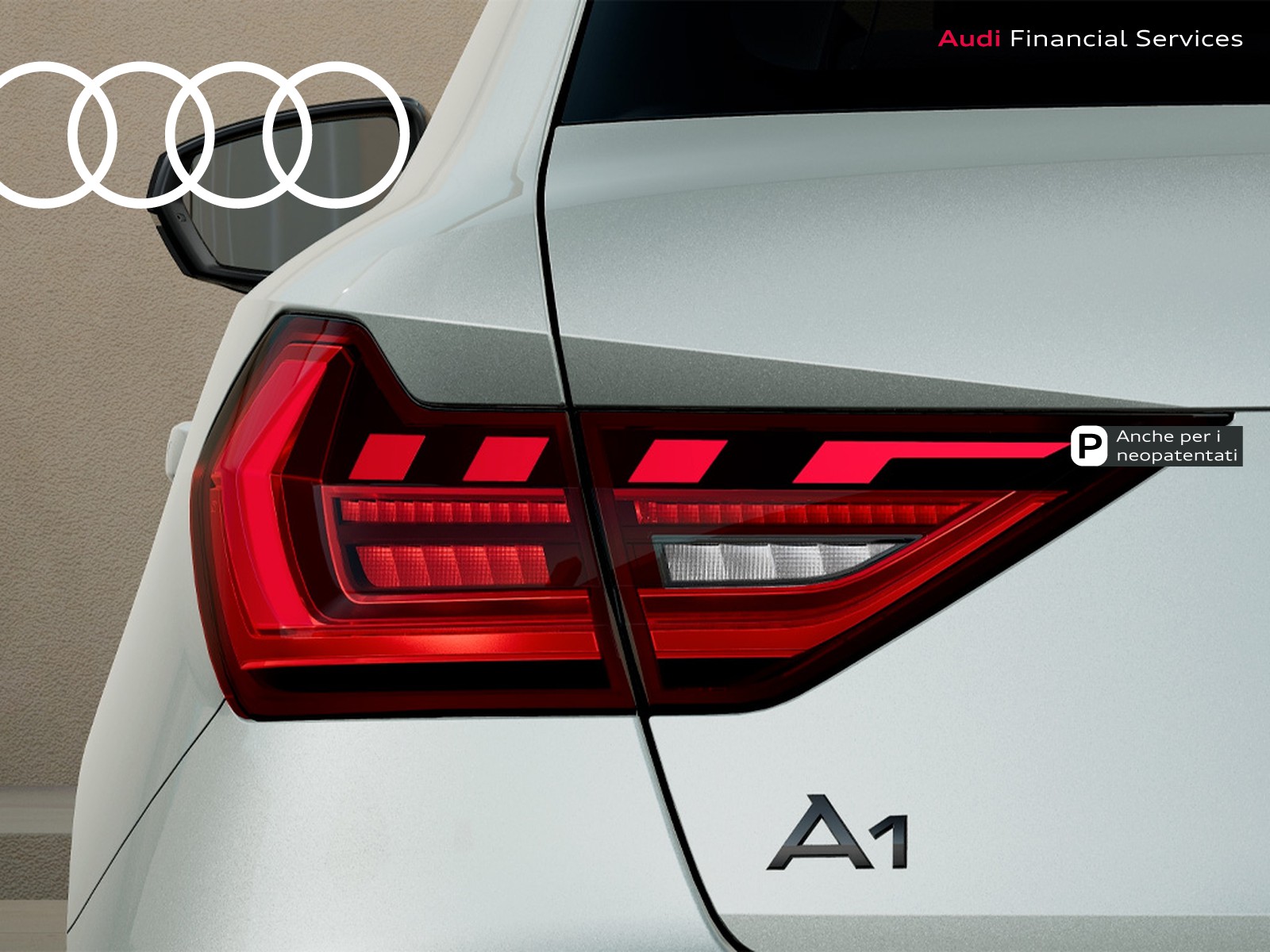 Audi A1 sportback 30 1.0 tfsi identity black 116cv s-tronic