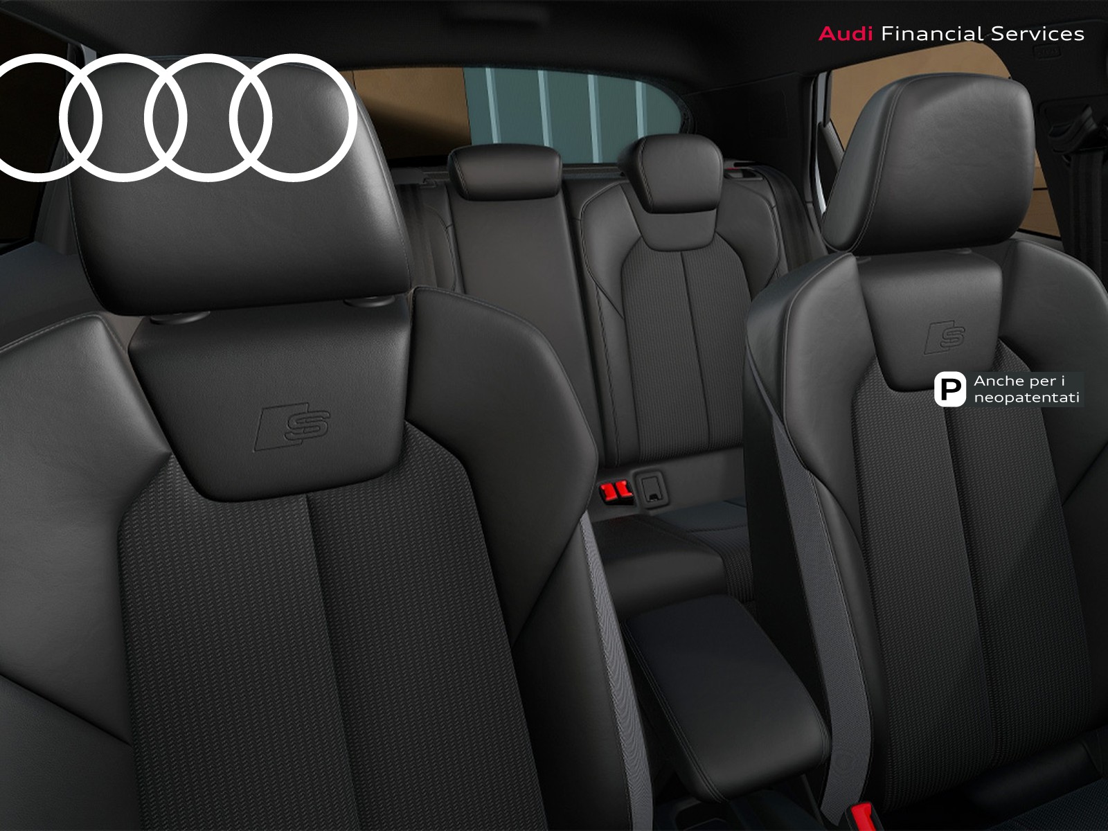 Audi A1 sportback 30 1.0 tfsi identity black 116cv s-tronic