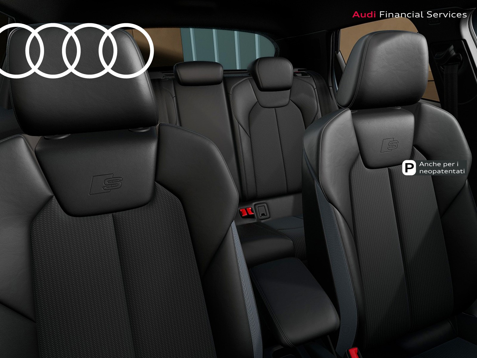 Audi A1 sportback 30 1.0 tfsi identity black 116cv s-tronic