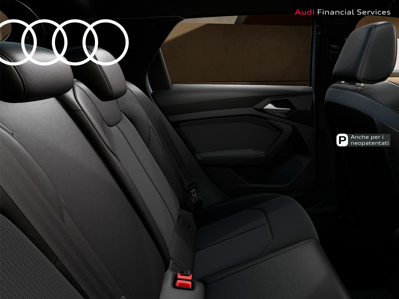 Audi A1 sportback 30 1.0 tfsi identity black 116cv s-tronic