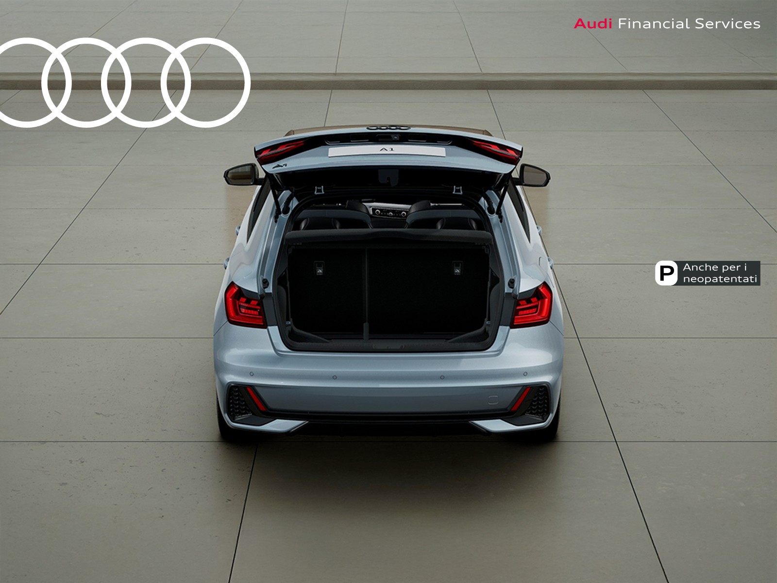 Audi A1 sportback 30 1.0 tfsi identity black 116cv s-tronic