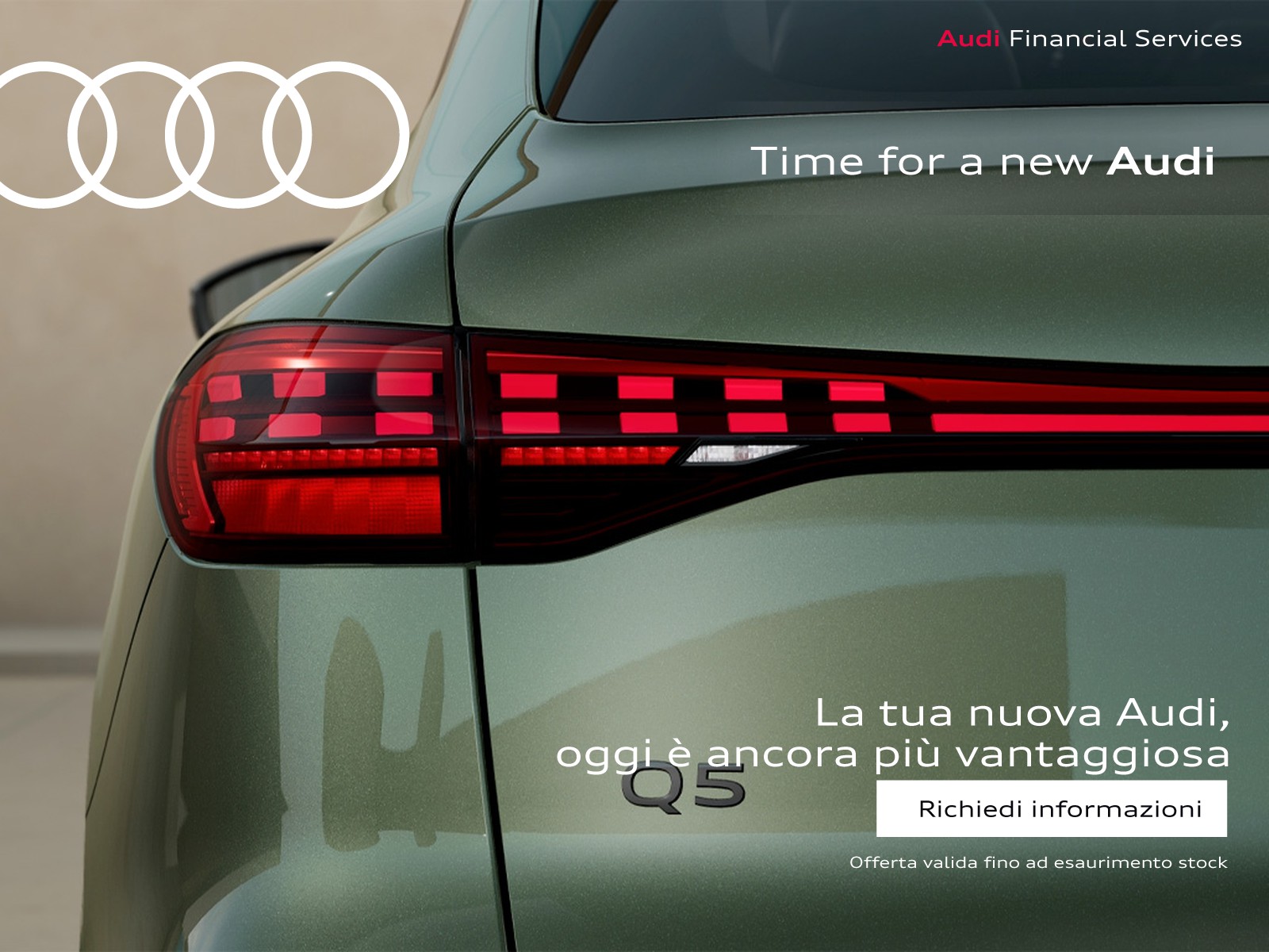 Audi Q5 sportback 2.0 tdi mhev+ s line edition quattro 204cv s-tronic