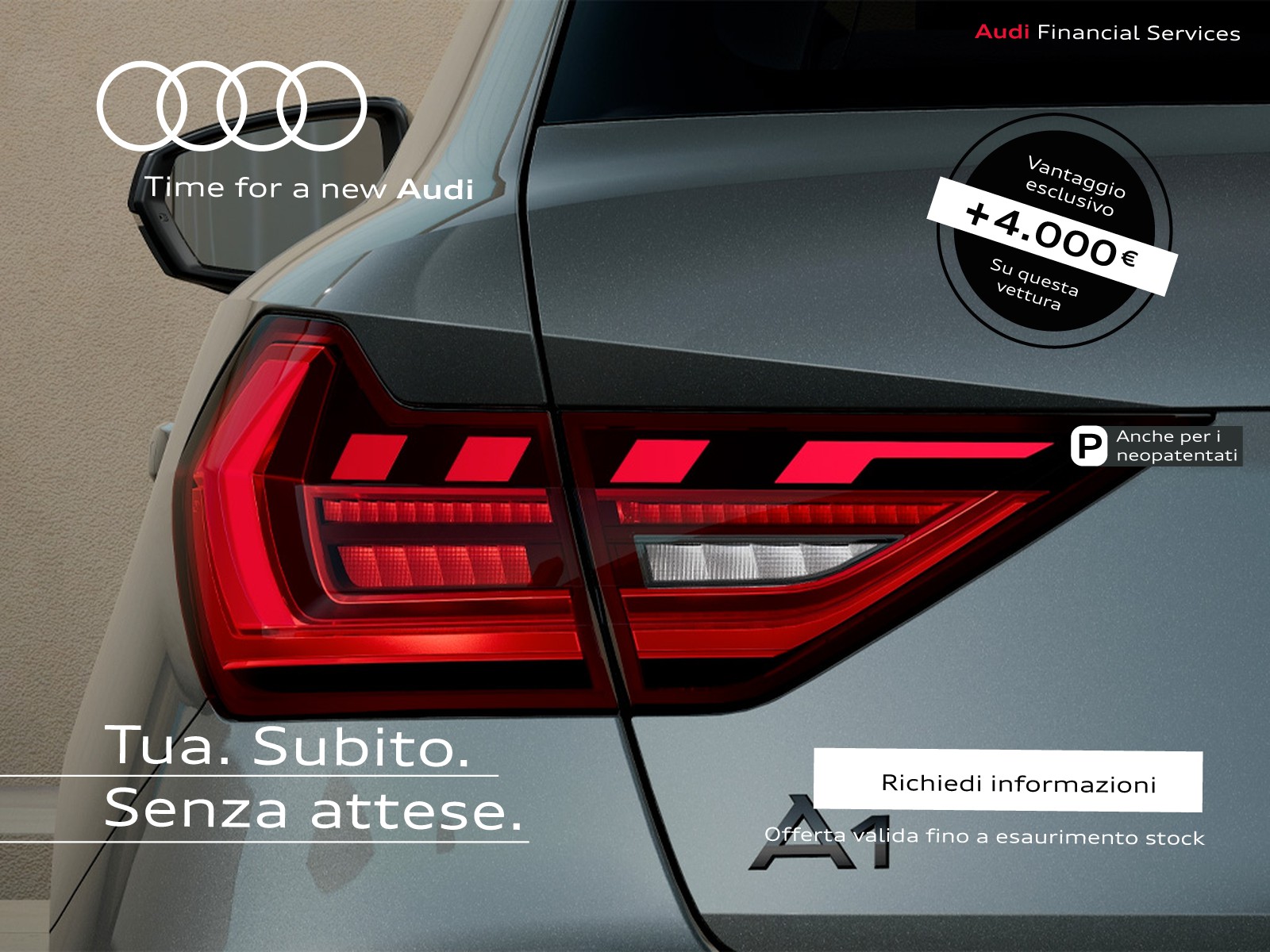 Audi A1 sportback 35 1.5 tfsi identity black s-tronic