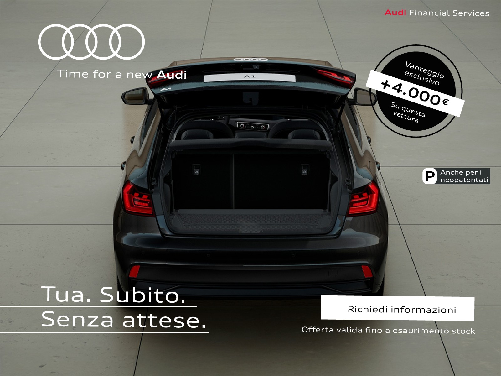 Audi A1 sportback 30 1.0 tfsi business 116cv s-tronic