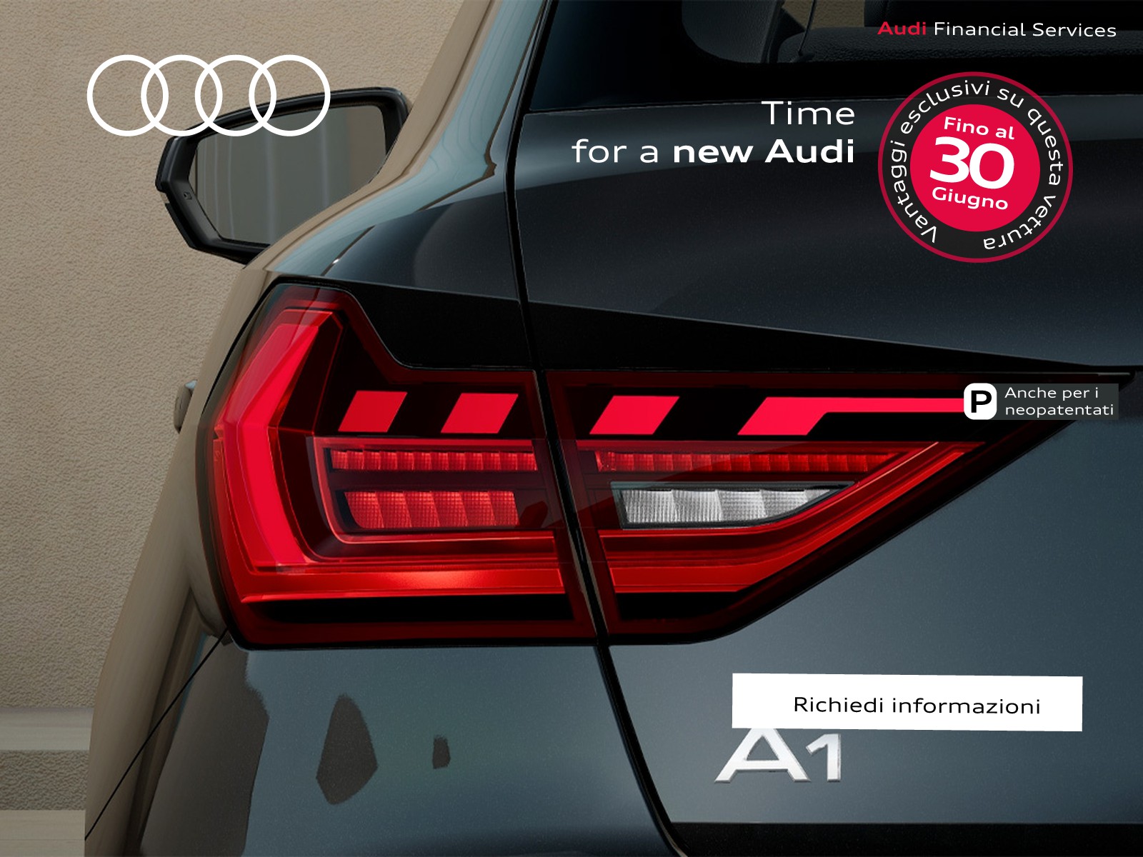 Audi A1 sportback 30 1.0 tfsi business 116cv s-tronic