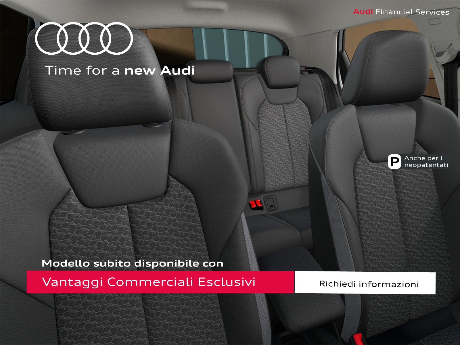 Audi A1 sportback 30 1.0 tfsi identity black 116cv s-tronic