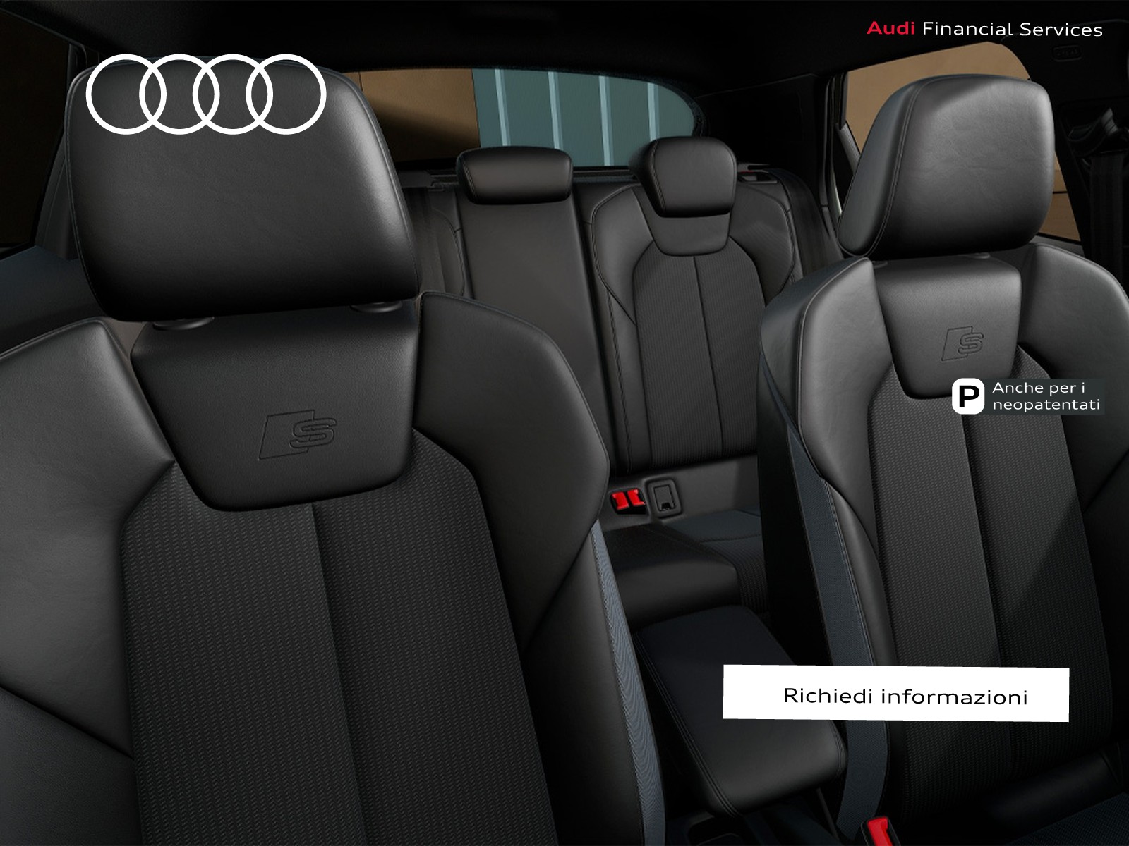 Audi A1 sportback 30 1.0 tfsi identity black 116cv s-tronic
