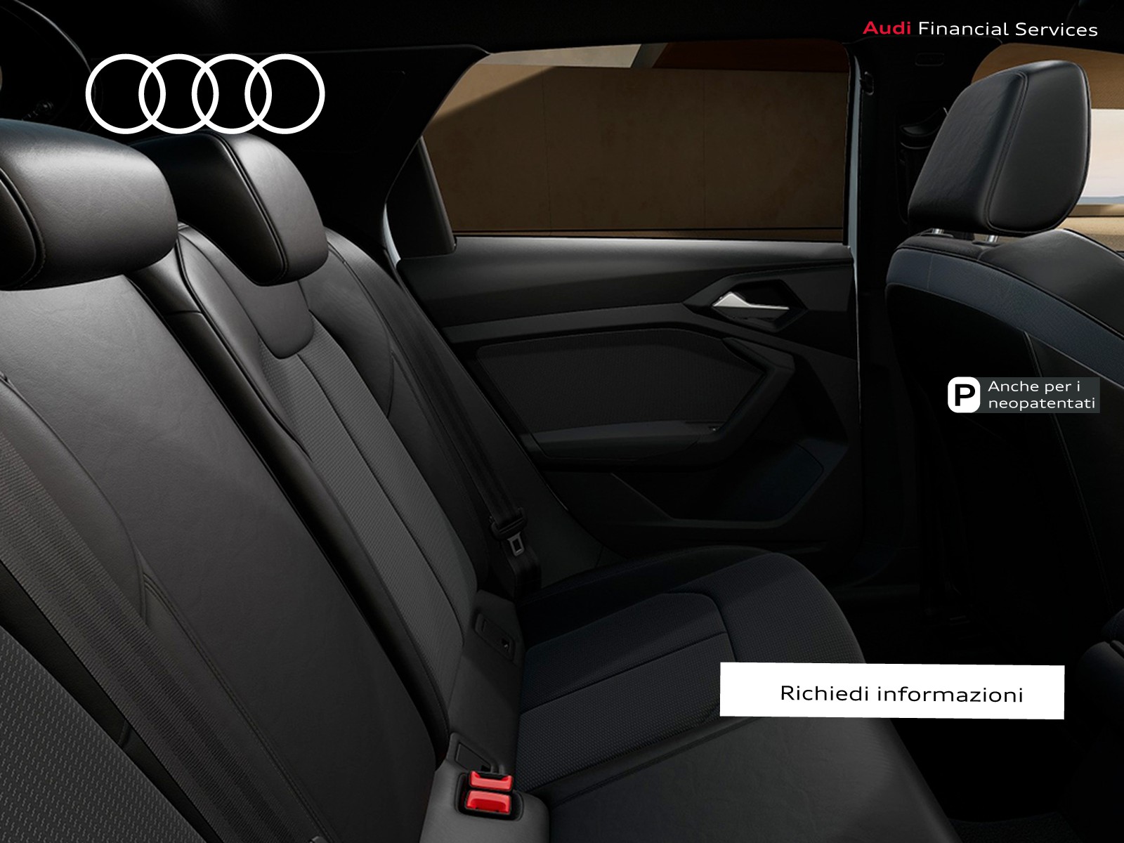 Audi A1 sportback 30 1.0 tfsi identity black 116cv s-tronic