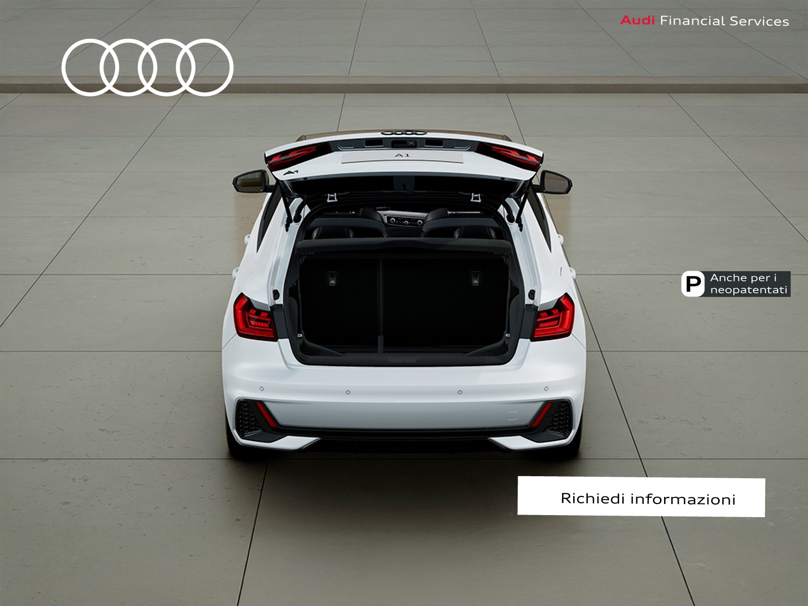 Audi A1 sportback 30 1.0 tfsi identity black 116cv s-tronic