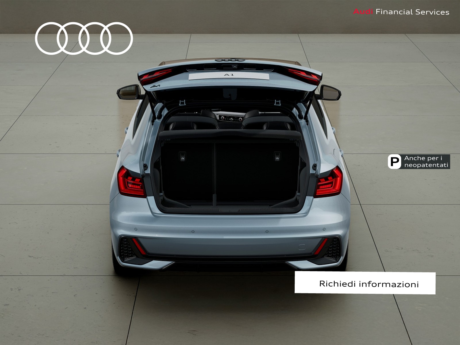 Audi A1 sportback 30 1.0 tfsi identity black 116cv s-tronic