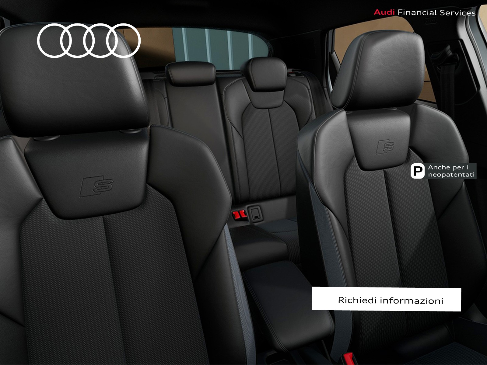 Audi A1 sportback 30 1.0 tfsi identity black 116cv s-tronic