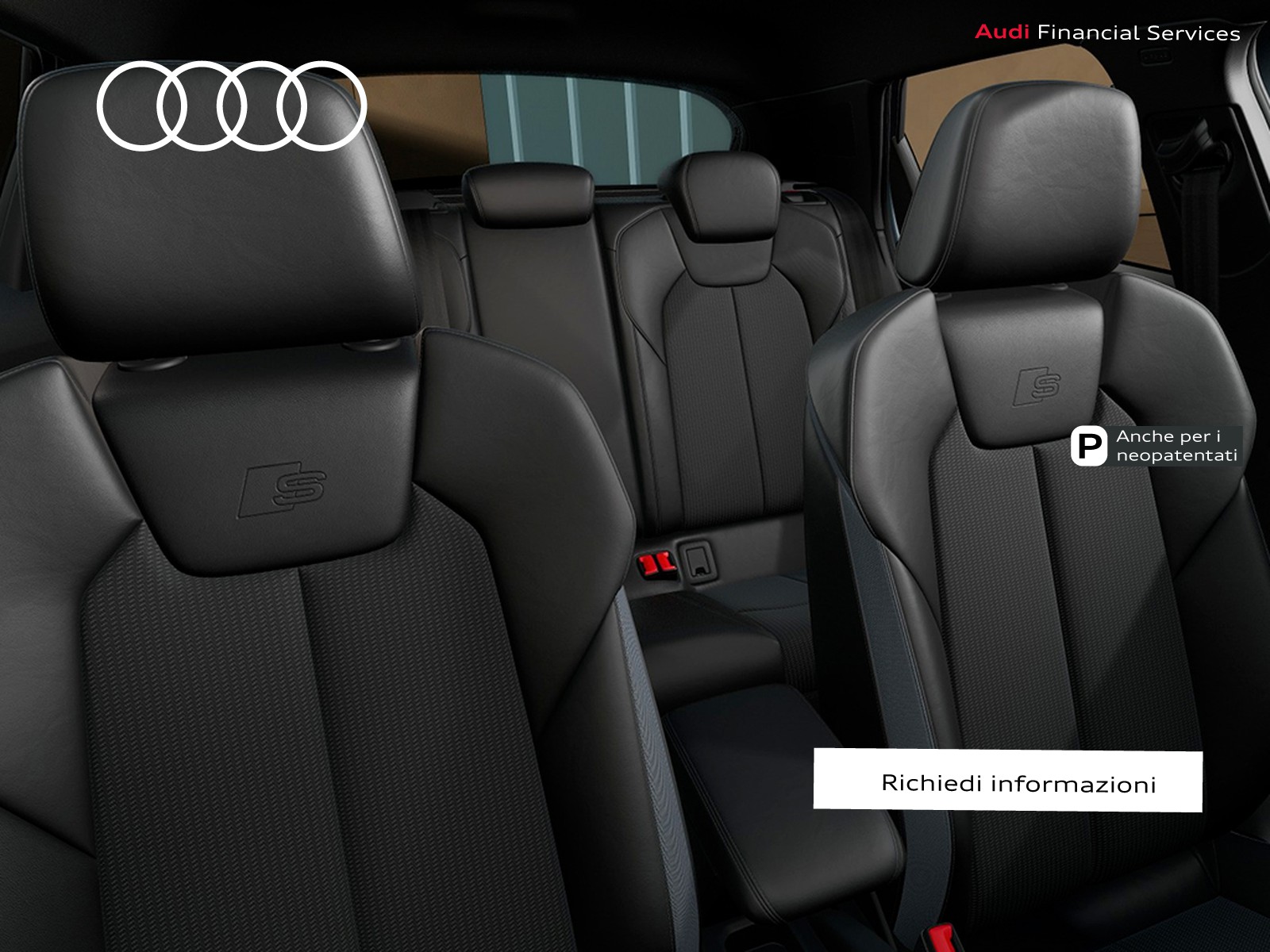 Audi A1 sportback 30 1.0 tfsi identity black 116cv s-tronic